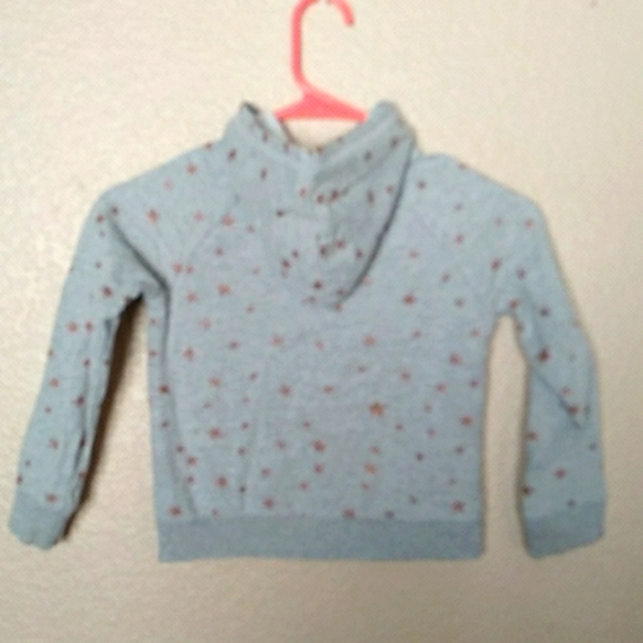 Pony Tails | Girls | Sparkly Stars Hooded Sweater| M(5/6) - Picture 2 of 11